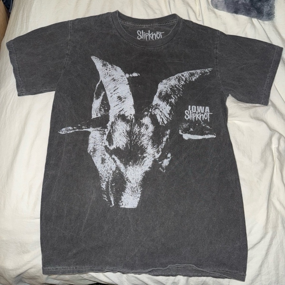 Slipknot Charcoal Graphic T-Shirt